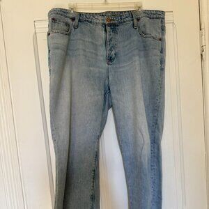 Gap Vintage High Rise Jeans, size 16, light wash